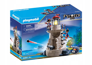 Stavebnica - Playmobil Piráti vojakov na veži s lucernou