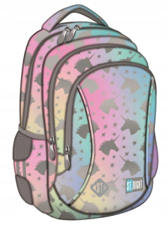 Školský batoh - 3-komorný batoh St.right BP26 OMBRE UNICORN P