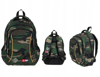 Školský batoh - 3-komerčné mládežnícke batoh Camo St.rict