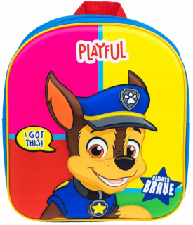 Paw Patrol - 3D batoh pre materské školy / W06 / Chase Dog Patrol