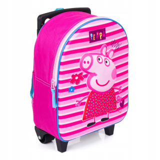 Detský kufor - 3D batoh na kolieskach kufra peppa prasa prasa pepa