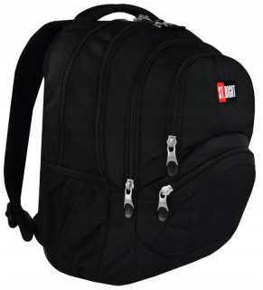 Školský batoh - Batoh 4-komorný BP5 St. Black, St.right