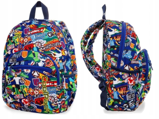 Školský batoh - Coolpack mini futbalový karikatúra batoh