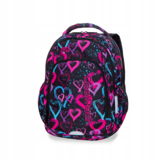 Školský batoh - Batoh Coolpack STRIKE S DRAWING HEARTS B17038