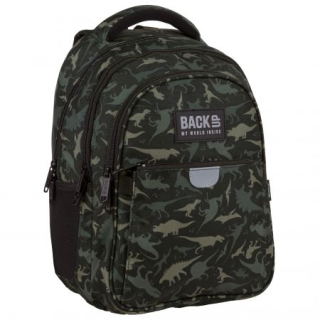 Školský batoh - Batoh dinosaurov camo plb4p113 zálohova derform