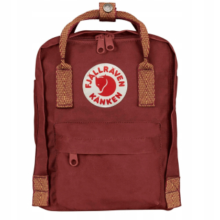 Školská taška, batoh - Fjallraven Kanken Mini Backpack - Ox Red / Goose Eyes