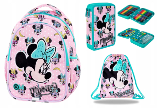 LED batoh ceruzky s kabelkou Coolpack Disney Minnie