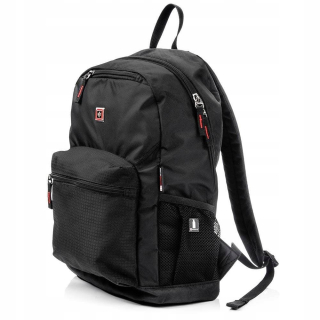 Školský batoh - Batoh mesta Nyon 17l Swissbags Čierna škola