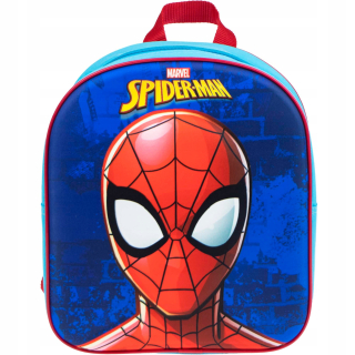 Školský batoh - Spiderman 3D batoh, Spider-Man konvexný batoh