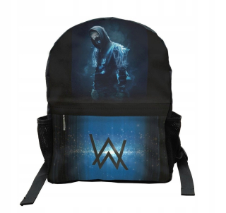 Školská taška, batoh - Alan Walker School Batchpack Pridať nápis!