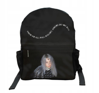 Školská taška, batoh - Billie Eilish School Batchpack Pridať nápis!