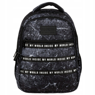 Školská taška, batoh - Školský batoh Black Marble I43 Backup 3 Derform