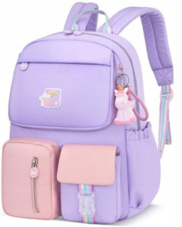 Školský batoh Purple School Bag 1-3 Reflexie