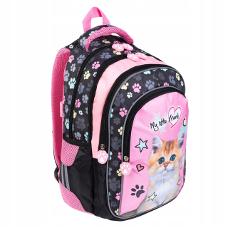 Školský batoh - Školský batoh, môj malý priateľ Pink Cat Kitty