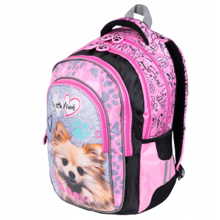 Školský batoh - Batoh školy môj malý priateľ Pink Dog Dog