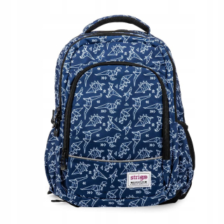 Školský batoh - Školský batoh Navy Blue Bag Strigo