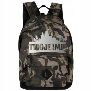 Školský batoh - Batoh s menom Fortnite Reflex Camo Khaki