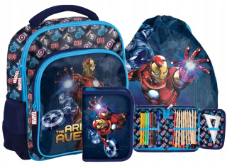 Školský batoh - Batoh pre materskú školu Nula Avengers Set