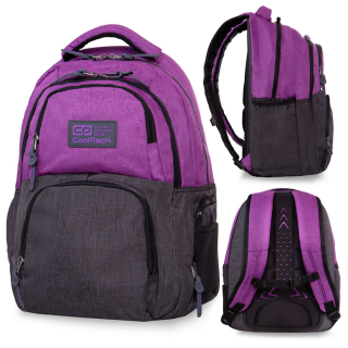 Školský batoh - Batoh veľký Coolpack Aero Melange Purple 27281cp