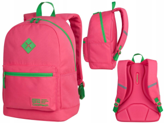 Školský batoh - Mestský batoh mládež Pink neónové svetlo