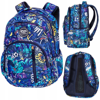 Školský batoh - Coolpack Base Graphitti D027335 Batoh pre mládež