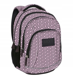Školský batoh - Pink Youth Backpack Model A02 Backup PLB2A02