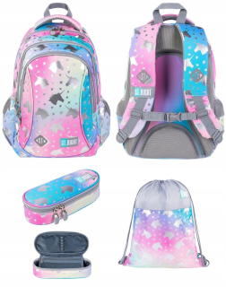 Školský batoh - Batoh ceruzky Case St.right Ombre UniCorn