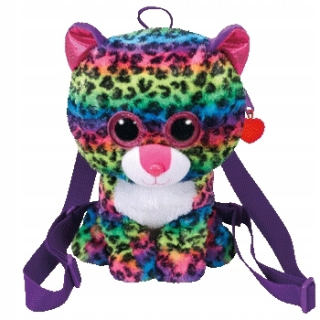 Plyšový batoh Lampart Dot, prevod 25 cm