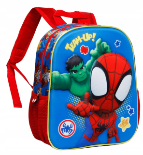 Plecak przedszkolny 3D HULK SPIDERMAN chłopięcy