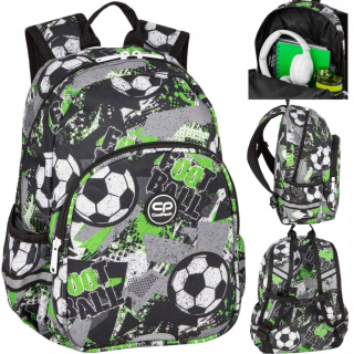 Predškolský batoh Coolpack Toby umožňuje gol futbal