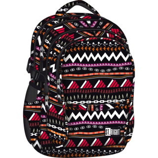 Školský batoh - Školský batoh 4 Komory Šport School Bag Zig Zag