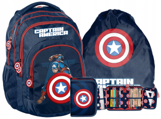 Školský batoh - Avengers School Batoh nastavený na chlapca 1-3 kl
