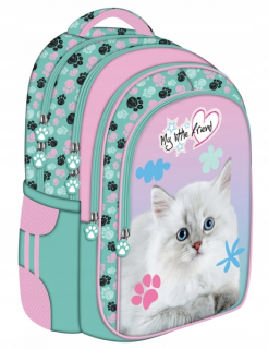 Školský batoh - Batohský batoh (BPL-58) Môj malý priateľ, pastel