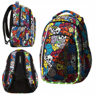 Školský batoh - Coolpack Strike LED Cartoon 94344CP School Batoh