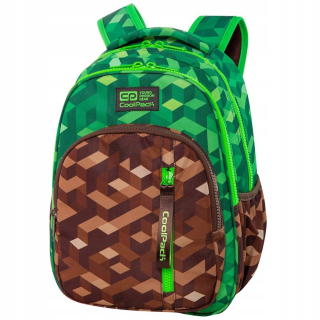 Školská taška, batoh - Školský batoh minecraft coolpack city džungle