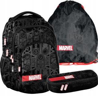 Marvel Avengers School Backpack Black pre chlapca