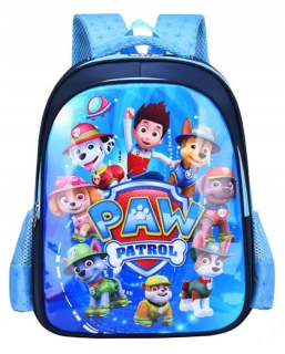 Školský batoh psov hliadka silné pevné svetlo A4
