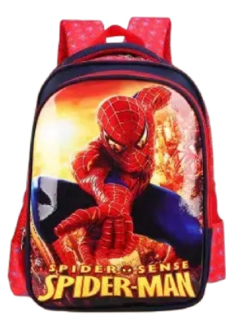Spiderman School Backpack Strong Solid A4