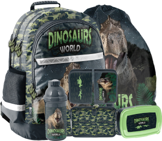 Školský batoh pre chlapca dinosaura 1-3 triedu Paso