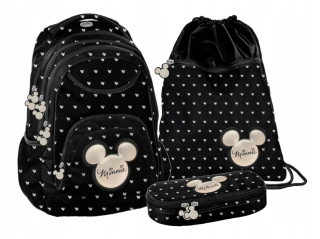 Školská taška - batoh, set, zostava - Školský batoh pre dievča Kit Minnie