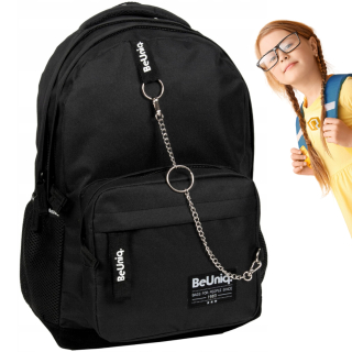 Školský batoh pre mládež BeUniq Casual čierny
