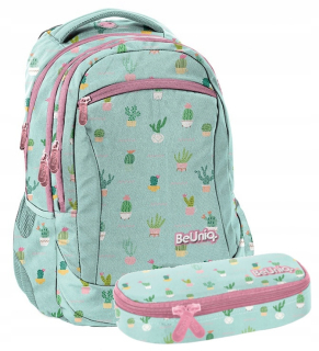 Školský batoh - Školský batoh mládež Cacti Mint Set