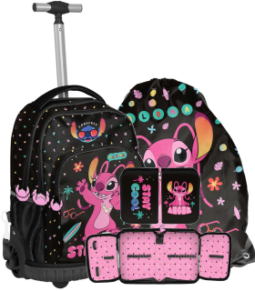 Batohský batoh na kolesách Lilo a Stitch Set