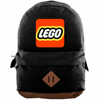 Školská taška, batoh - Školská taška lego škola čierna