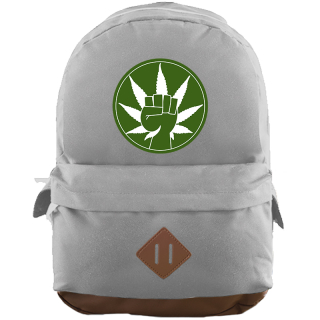 Školská taška, batoh - Školský batoh Satchel Marihuana Grey