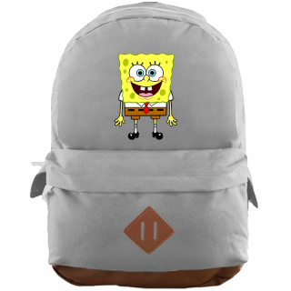 Školská taška, batoh - Školský batoh Satchel SpongeBob Grey