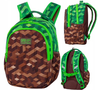 Školský batoh - Skorý školský batoh coolpack pre chlapec Pixele