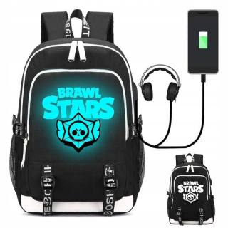 Školská taška, batoh - Školské batohy hviezdy Leon Spike batoh nový USB