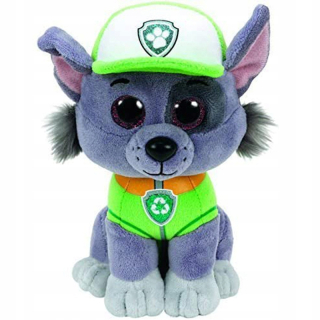 Paw Patrol - Plyšová hračka pre bábiky Paw Patrol Paw 15 cm Rocky