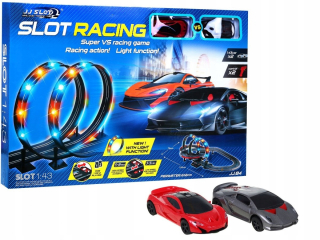Podsvietený Track 612 cm 2 autá Car Power Supply